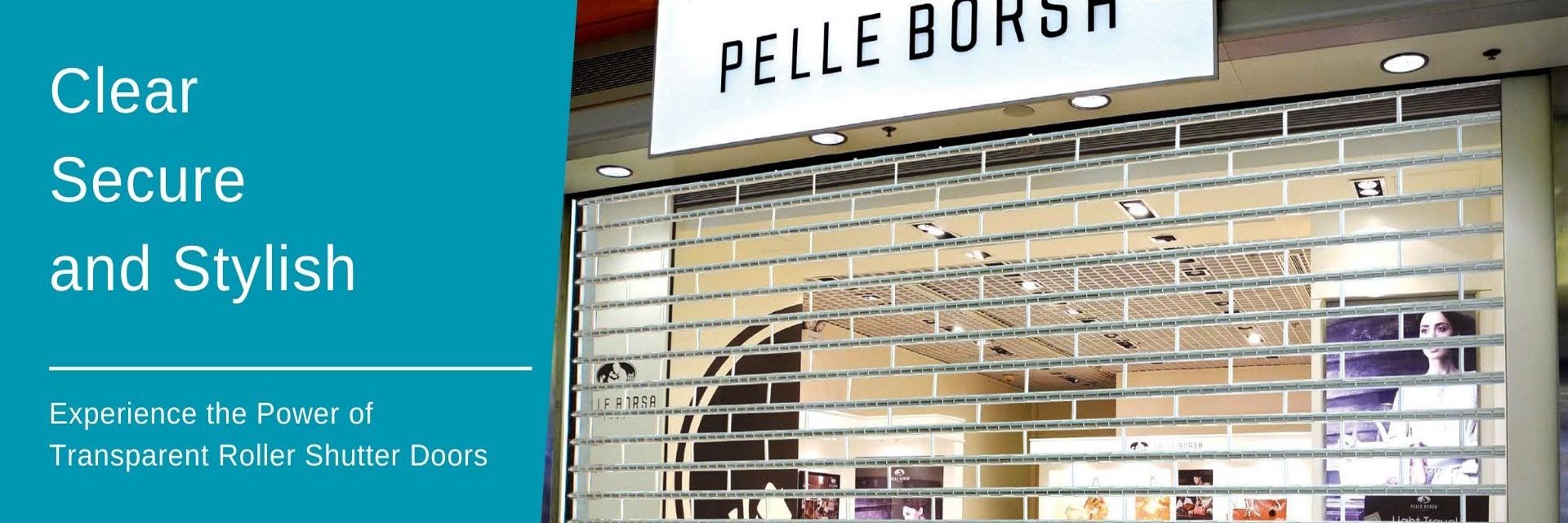 Kalite Şeffaf rulo panjur kapısı Fabrika