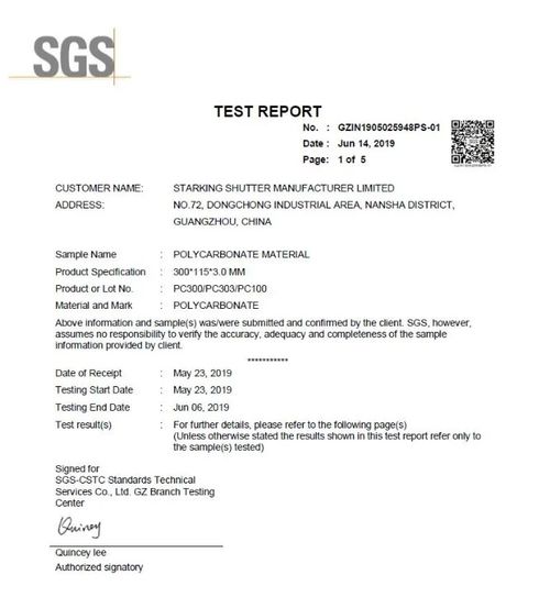 Latest company news about Polykarbonatımız UL yangın direncli testiden geçti.